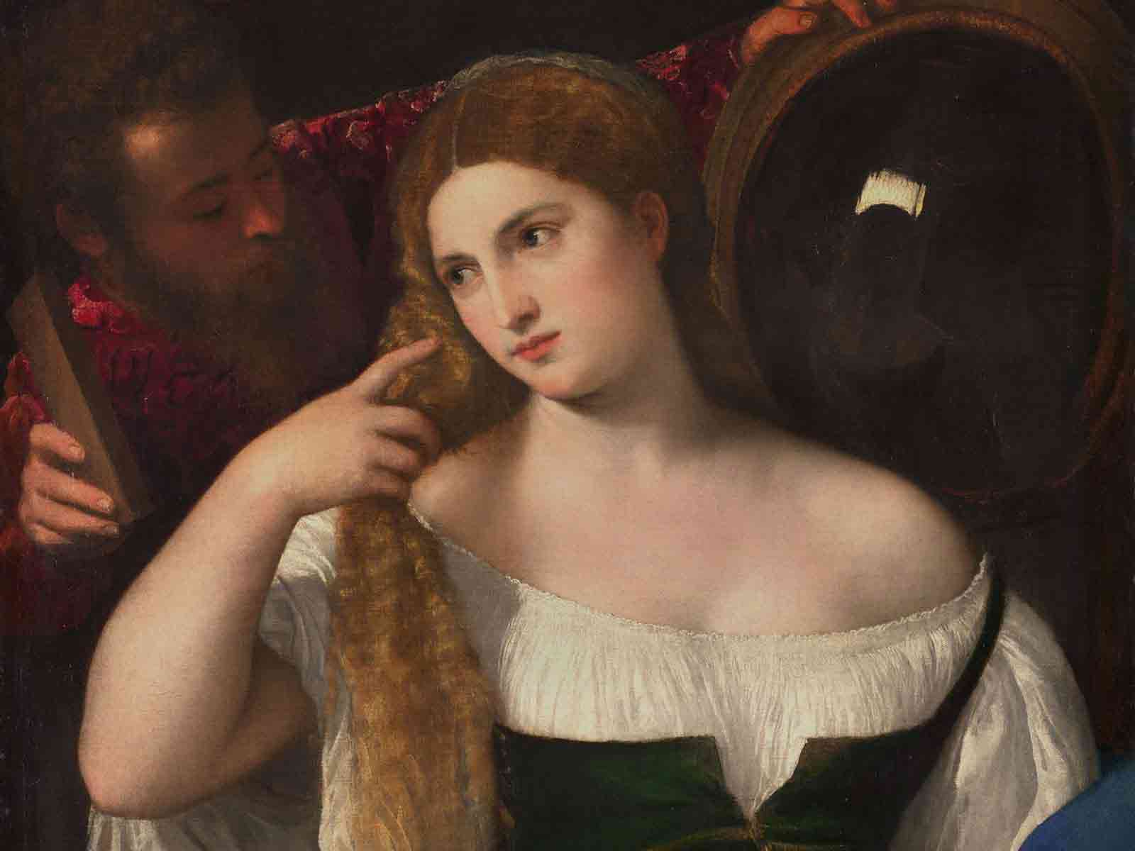1 tiziano donna con specchio