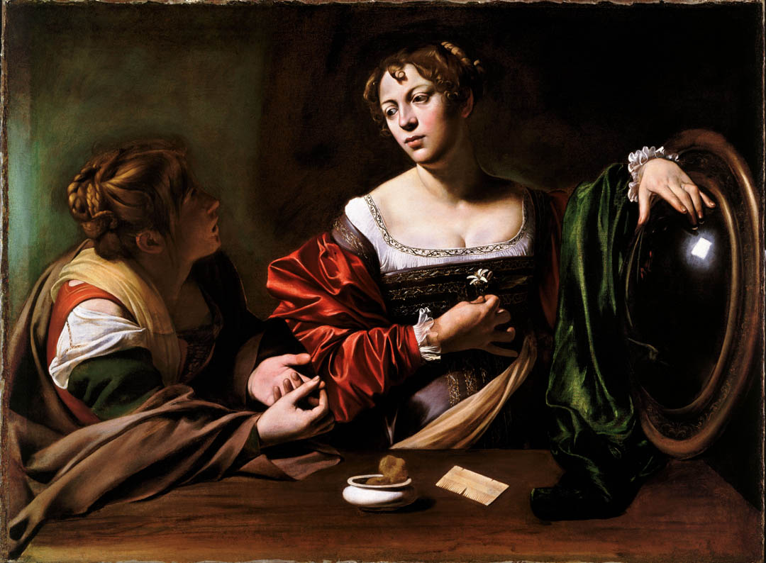 2 Marta e Maria Maddalena caravaggio 1598